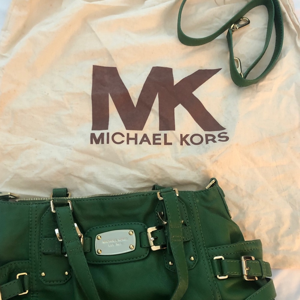 Michael Kors Kelly  green bag